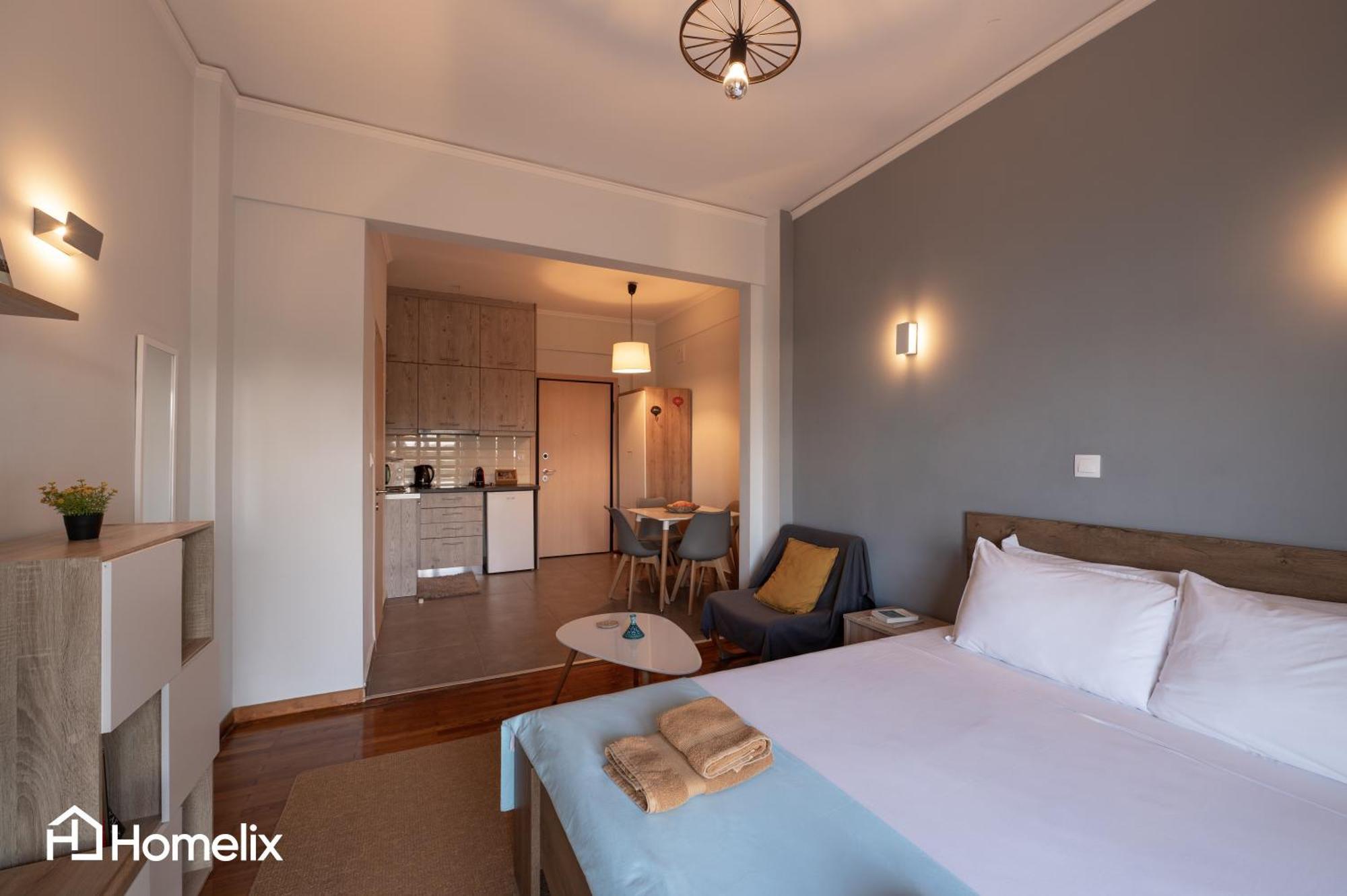 30M² Cosy Studio With Panoramic Sea View Chalkida Ngoại thất bức ảnh
